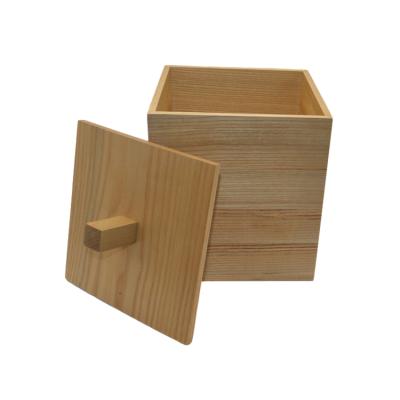 China Europe Pine Widely Used Jewelry Box Wooden Box With Lid For Storage And Crafts for sale