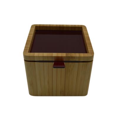 China 2021 New Design Viable High Quality Bamboo Wooden Desktop Multifunctional Storage Box for sale