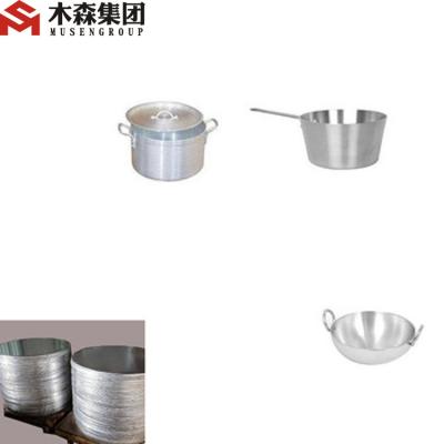 China Cookwear/household 1050 3003 aluminum circle sheet and aluminum disc and disc for cookware for sale