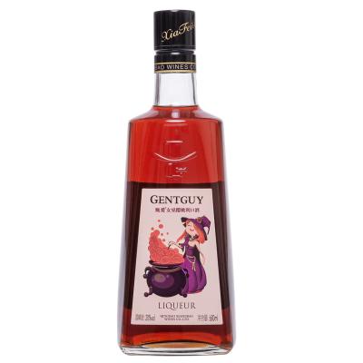 China Witch Cherry Liqueur, 680ml liqueur wine Qingdao export Gentguy precision 20 degrees for sale