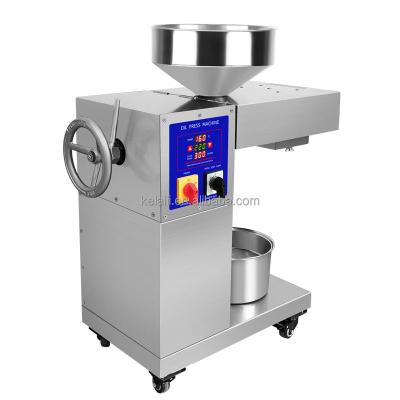 China food & Factory D06 Stainless Steel Family Automatic Mini Cold Pressing Type Coconut Oil Press Beverage Machine for sale