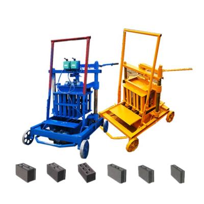 China Building Material Stores Manual Hollow Brick Block Maker Fly Ash Cement Brick Making Machine for sale