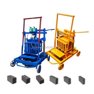 China Building Material Shops Manual Cavity Concrete Block Forming Machine Concrete Cement Brick Making Machine Price for sale