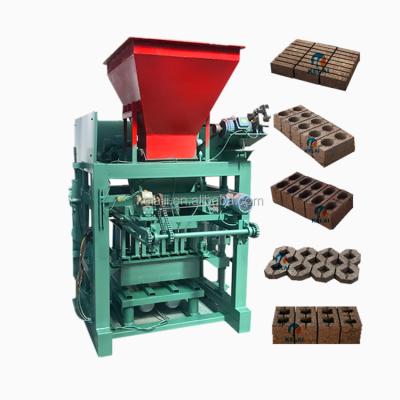 China Building Material Stores KL4-40 Manual Vibration Cement Block Brick Making Machine Light Weight Concrete Brick Making Machine for sale