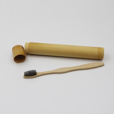 China Wooden Bamboo Toothbrush Box Toothbrush Case Biodegradable Bamboo Toothbrush Box for sale