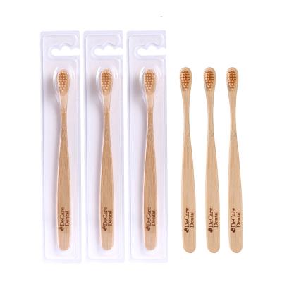 China Custom High Quality Bamboo Logo Printing Adult Soft Bristle Toothbrush Toothbrush Toothbrush Toothbrush for sale