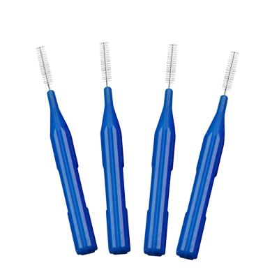 China Dental Field I Shape Brush Portable Interdental Teeth Care Brush With Soft Dupont Bristles for sale