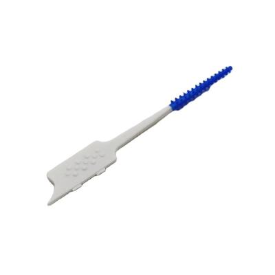 China Dental Bristle White Interdental Nylon Interdental Brush Dupont Brush Field Brush Interdental Brush Toothpick for sale