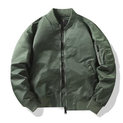 China Windproof Large size windproof bomber jacket mena's baseblluniform jacket tall men's clothing men jacket for sale