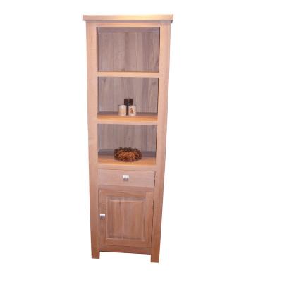 China Modern Living Room Furniture Solid Oak Wooden Shelves Modern Bookcases for sale