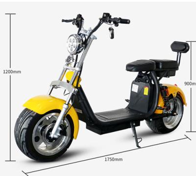 China EEC COC 2 wheel unisex classic hot selling electric scooter citycoco 1000w- 2000w cheap price for sale