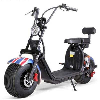 China New EEC COC 2018 unisex big wheel citycoco 2000w electric scooter for sale