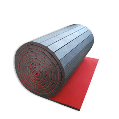 China Cheering and Training and Stunt Competitions Roll out to Line Rhythmic Gymnastics Mat Cheer Flooring Mat Glued Foam for sale