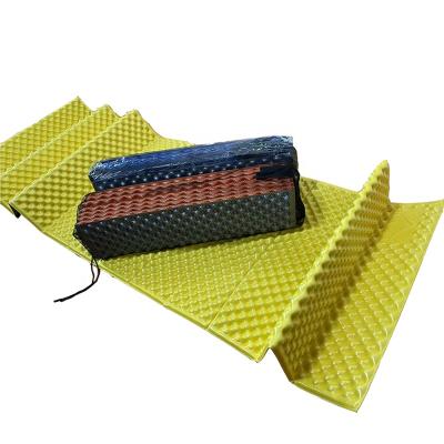 China Travel Indoor Outdoor Lightweight Insulation Camping XPE Aluminum Film Foam Camping Folding Rise Mat Outdoor for sale