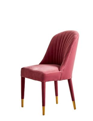 China Luxury Use Modern Nordic Style Valvet Velvet Dining Dining Chairs for sale