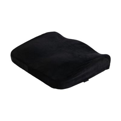 China New Comfortable Memory Style Ergonomic Polyurethane Black Cushion For Body for sale