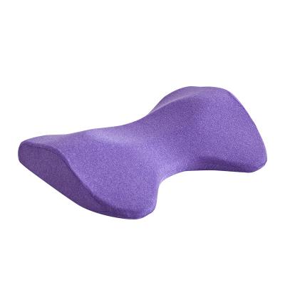 China New Flat Memory Bone Shaping Comfortable Memory Foam Massage Lumbar Cushion For Body for sale