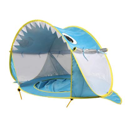 China Breathable Mesh Baby Beach Tent UV-Protecting Sunshelter With A Pool Baby Kids Beach Tent Pop Up Sun Shade Portable Sun Protection Sun Shelter for sale