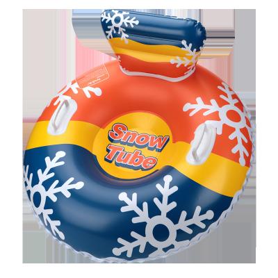 China 2022 Hot New Model Baby Inflatable Snowflake Backrest Safety Hold Swimbobo Design Adult Ski Ring for sale