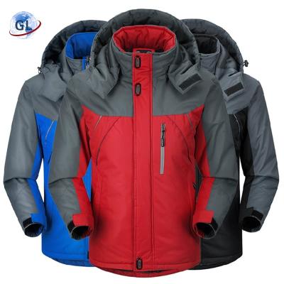 China Men's Acid Resistant Winter Thick Velvet Windproof Down Coat High Quality Male Waterproof Jacket for sale