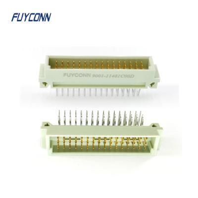 China 3 conector das fileiras DIN41612 PWB 3*16P 48 Pin Male Eurocard Connector de 90 graus à venda