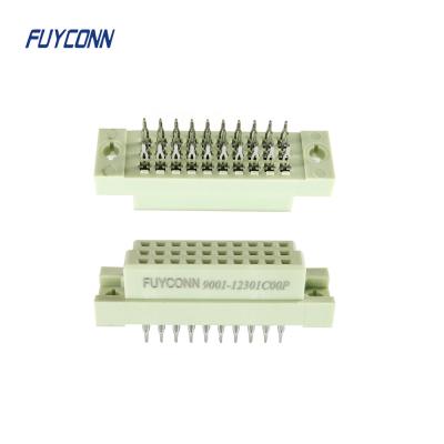 China Conector fêmea das fileiras 3*10pin 20pin 30pin Solderless Pin Euro 41612 do conector 3 de Eurocard à venda