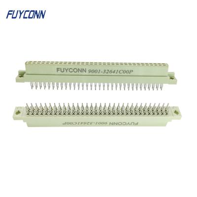 China DIN41612 conector fêmea do PWB Eurocard do conector 2Rows 16pin 32pin 64pin Solderless à venda