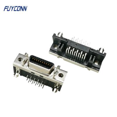 Cina Connettore R/A del fermaglio 20pin di SCSI servo, mini connettore del nastro MDR di D in vendita