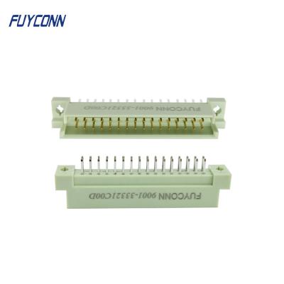 中国 2列2*16P 32Pinの男性PCBのコネクター縦PCB Eurocard DIN41612のコネクター 販売のため