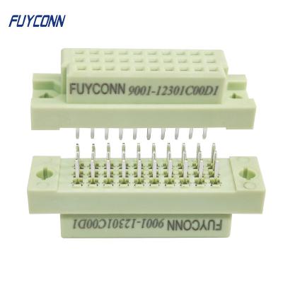 China PCB Vertical DIN41612 Female 3 Rows 30P European Socket Connector for sale