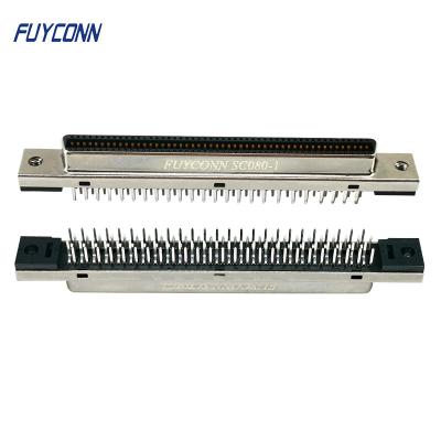 China 100P SCSI Connector Female Vertical PCB MDR Connector for sale