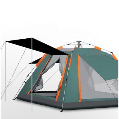 China Portable DELUXEFIT 3-4 People POP UP Outdoor Family Raising Shelter Instant Set Up Portable Camping Tent Fully Automatic Tent for sale