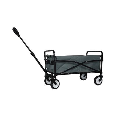 China Portable Beach Garden Shopping Folding Trolley Cart Folding Outdoor Serving Cart with Off-Road Wheel for sale