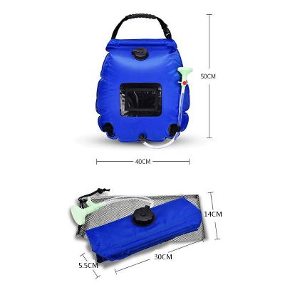 China Ultralight Portable Camping Beach Heater PVC Shower Easy Carry Warm Outdoor Traveling Solar Bag for sale