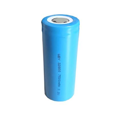 China Toys Rechargeable Lifepo4 Cell Batteries 3.2V 7500mAh 32800 Battery Cell With Long Life Cycle for sale