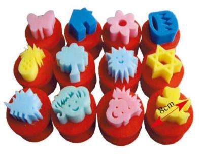 China Children's Toy High Quality Foam Stamp Creativity Sponge Stamp for Painting for sale