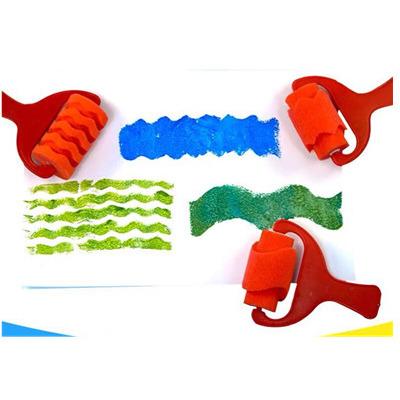 China Ideal for painters and children painting sponge foam brush high quality sponge roller for kids painting for sale