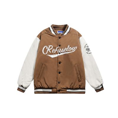 China QUICK DRY Custom Design Letterman  Baseball Jacket Plus Size Baseball Jacket Men Casual Bomber Varsity Jackets for sale