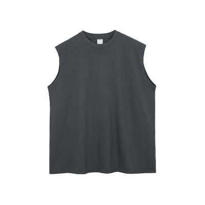 China QUICK DRY OEM Logo Plain Blank Tank Top Sportswear Men Vests Loose Casual Sleeveless T Shirt Vest Custom Logo For Men for sale