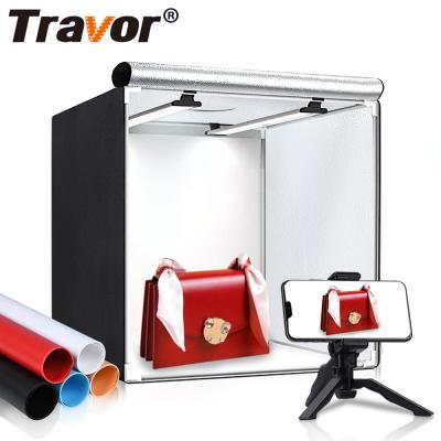 China Professional Polyester Fabrics Travor M40 Camera Shoot Mini Studio Light Room Photography Tent Led Photo Soft Box for sale