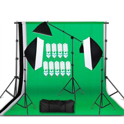 China Flexible Soft Box 2*3m Backdrop Light Stand Umbrella Softbox Photo Studio Photo Studio Continuous Lighting Kit For Photography Video for sale