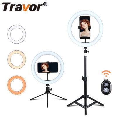 China Beauty Makeup Selfie Live Ring Light Travor RL-10 Ring Light Led Ring Light 10inch 26cm For Mobile Phone Web Live Cast for sale