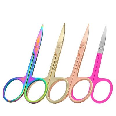 China Not Easy To Rust Wholesale Hair Trim Nose Hairdressing Scissors Eyebrow Makers Stainless Steel Cosmetic Tools for sale