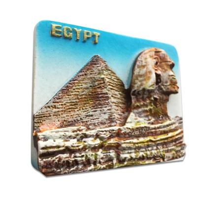 China Shape tourist souvenir of Egypt's landmark, the Sphinx, is a magnet for three-dimensional magnets attached to fridge magnets for sale