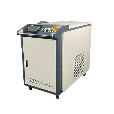 China Shipbuilding HS laser integrated laser source no consumables 1500w laser cleaning machine comes with cleaning head for sale