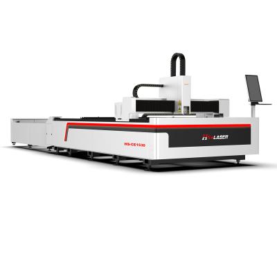 China Interchange working table 1000W 1500W 2000W 3000W 4000W laser cutting machine metal laser CUT HS laser open type for loading and unloading for sale