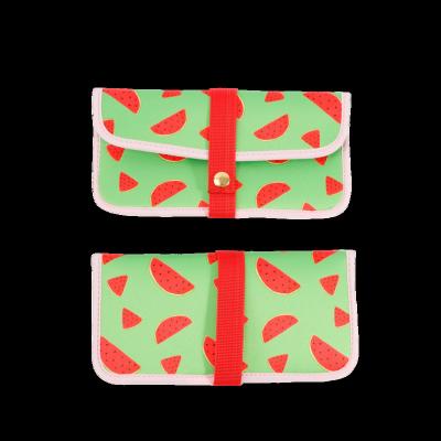 China Beers Pattern Long Pu Credit Card Wallet Multi-card Women Purse for sale