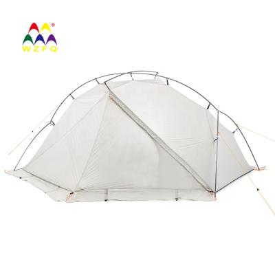 China Diagonal Bracing Type WZFQ Glamping Dome Tent 1 Man Tent Waterproof Outdoor Backpacking Tents Foldable Camping for sale