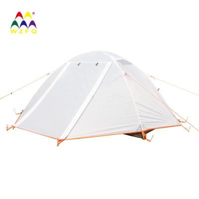 China Extended Type WZFQ Tent Camping Waterproof 2 Person Backpacking Outdoor Moutain Hiking Ultra Light Winter Canopy Camping Tent for sale