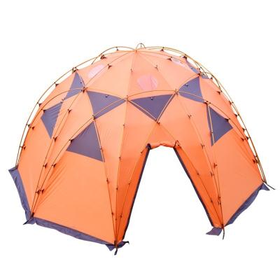 China Diameter 5m Igloo Geodesic Dome Aluminum Tent, Large Round 10 Man Dome Group Tent for Camper, Events for sale